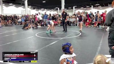 145 lbs Round 1 (6 Team) - Jameson Strickland, U2 Upstate Uprising vs Zahily Avery, Misfits