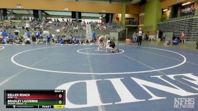 113 lbs Semifinals (8 Team) - Bradley Lazzerini, BROKEN ARROW vs Keller Roach, BIXBY