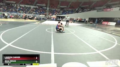 5A-120 lbs Champ. Round 1 - Landon Carver, Lebanon vs Sean Regas, Thurston