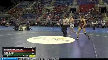 152 lbs Placement Matches (8 Team) - Tate Olson, W1-Bismarck vs Deandre Maldonado, W2-Minot