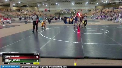 132 lbs Semis & 1st Wb (8 Team) - Cannon Drake, Page vs Keegan Seaver, Fairview