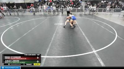 157 lbs Cons. Round 4 - Judah Larson, Berge Elite Wrestling Academy vs Noah O`Connor, Natural Athlete Wrestling Club