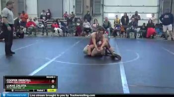 140 lbs Round 3 (4 Team) - Cooper Driscoll, Junior Terps Xtreme vs Lukas Zalota, PA Alliance Red