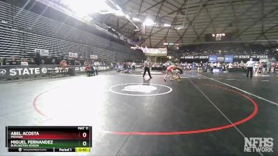 2A 120 lbs Cons. Round 3 - Miguel Fernandez, Burlington-Edison vs Abel Acosta, Prosser