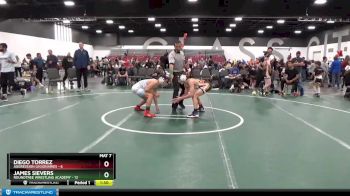 119 lbs Round 2 (8 Team) - Diego Torrez, Aggression Legionaries vs James Sievers, Roundtree Wrestling Academy