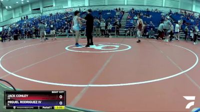 160 lbs Cons. Round 3 - Jack Conley, MI vs Miguel Rodriguez Iv, IL