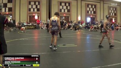 125 lbs Semis & 1st Wrestleback (8 Team) - Christian Sabatino, Yale Street WC vs Gavin Mangano, Ascend WC