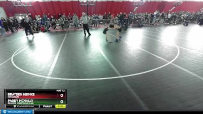 67 lbs Champ. Round 2 - Brayden Heimke, Wisconsin vs Paddy McNally, Ringers Wrestling Club