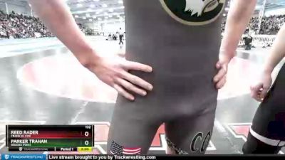 132 lbs Semifinal - Parker Trahan, Brooke Point vs Reed Rader, Frank W. Cox