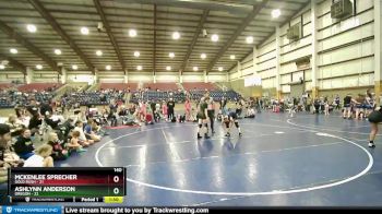 140 lbs Round 4 (6 Team) - Ashlynn Anderson, Oregon vs Mckenlee Sprecher, Gold Rush