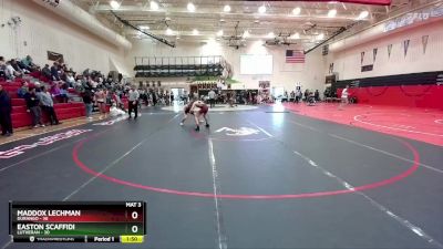 106 lbs Round 3 (4 Team) - Easton Scaffidi, Lutheran vs Maddox Lechman, Durango