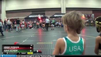 50 lbs Round 1 (6 Team) - Johnny Petrovcik, Panhandle All-Stars vs Doran Withrow, Carolina Hammer Squad