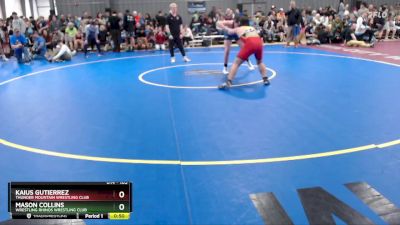 165 lbs Quarterfinal - Kaius Gutierrez, Thunder Mountain Wrestling Club vs Mason Collins, Wrestling Rhinos Wrestling Club