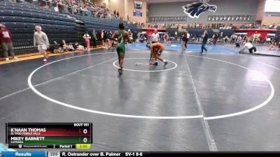 157 lbs Cons. Round 3 - K`naan Thomas, El Paso Pebble Hills vs Mikey Barnett, Catoosa