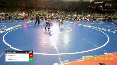 83 lbs Consi Of 8 #1 - Andres Lopez, New Mexico vs Lucas Peters, Big Game WC