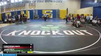 152 lbs Quarters & Wb (16 Team) - Jaheim Mills, Roundtree Wrestling Academy vs Christopher Minto, Alpha Dogz Elite
