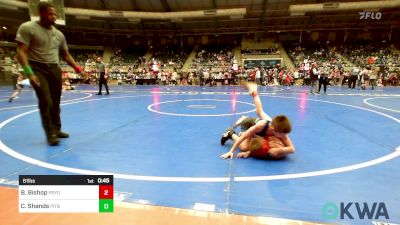 61 lbs Quarterfinal - Braxton Bishop, Pryor Tigers vs Caleb Shands, Pitbull Wrestling Academy