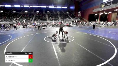 61 lbs Quarterfinal - Kyler Haslem, Uintah vs Thomas Ostle, Fight Club