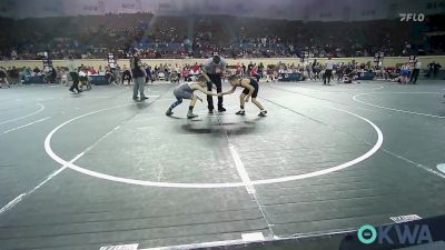 90 lbs Semifinal - Zachery Wise Jr, Okmulgee vs Kanyon Fryar, Choctaw Ironman Youth Wrestling