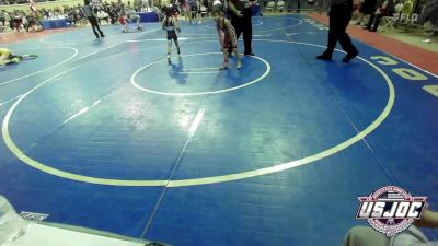 61 lbs Round Of 32 - Nicholas Rodela, Borger Youth Wrestling vs Kason Wolfe, Keystone Wrestling Club