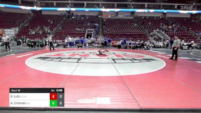 107 lbs Consy Rd Ii - Xavier Lutz, Clearfield vs Aaron Crisman, Warrior Run