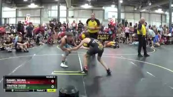 107 lbs Round 4 (6 Team) - Tristen Dood, Untouchables White vs Daniel Skura, Steel Valley Psychos