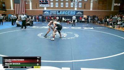 132 lbs Cons. Round 5 - Caleb Christensen, Box Elder vs TRACEN BACKUS, Payson