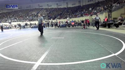 64 lbs Consi Of 8 #1 - Jiggs Mayfield, R.a.w. vs Grayson Vanzant, Bristow Youth Wrestling