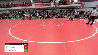 120 lbs Final - Brent Von Magnus, Bridgewater-Raynham vs Miles Darling, Essex Tech/Masco Co-Op