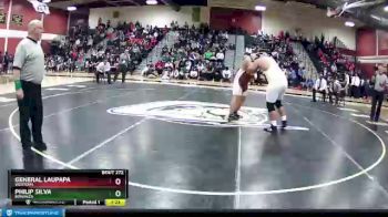 285 lbs 1st Place Match - Philip Silva, Bonanza vs General Laupapa, Western.