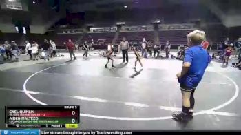 53 lbs Round 5 (10 Team) - Aiden Maltezo, Colorado Regulators Wrestling Club vs Cael Quinlin, Victory Training Center