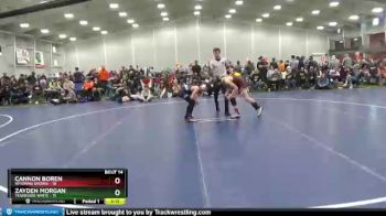 105 lbs Round 5 (6 Team) - Cannon Boren, Wyoming Brown vs Zayden Morgan, Tennessee White