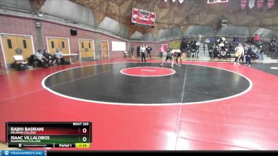 184 lbs 3rd Place Match - Rabih Badrani, Palomar College vs Isaac Villalobos, Bakersfield College