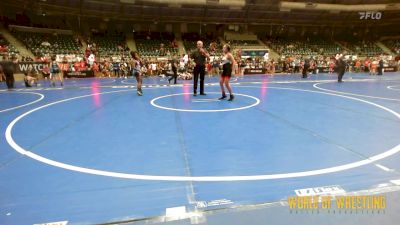 120 lbs Semifinal - Aaliah Guebara, Maize Wrestling Club vs KiMorah Cathey, Team Tulsa Wrestling Club