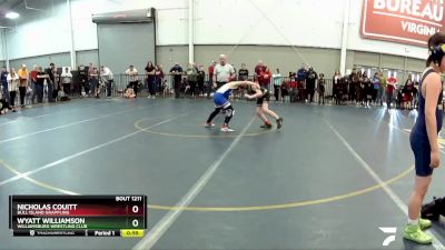 93 lbs Quarterfinal - Wyatt Williamson, Williamsburg Wrestling Club vs Nicholas Couitt, Bull Island Grappling