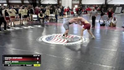 215 lbs Round 7 (8 Team) - Staten Shepherd, Juab vs Bryce Jensen, Uintah