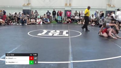 133 lbs Round 2 - Aldin Short, Ohio Gold 14K vs Grady Hayden, Dayton Bandits - Gray