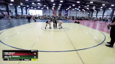 88 lbs Rd# 7- 10:45am Saturday Final Pool - Kellan Crowell, M2TCNJ vs Mike Brady, Scorpions