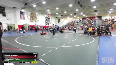 126 lbs Champ. Round 2 - Cervando Tapia, Oxnard vs Derrick Dang, Garden Grove