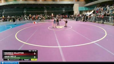 64-65 lbs Round 2 - Gavin Wells, Damonte Ranch Mustangs vs Maverick Vallotton, Run To Danger