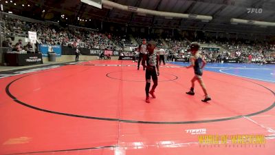 43 lbs Round Of 16 - Maddox Reed, Pin-King All Stars vs Owen De Los Reyes, Kansas Young Guns