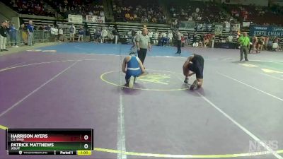 D 1 170 lbs Cons. Round 4 - Harrison Ayers, C.E. Byrd vs Patrick Matthews, Jesuit