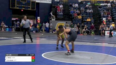 141 lbs Consi of 16 #2 - Jeremiah Reitz, Duke vs Irvin Enriquez, Appalachian State