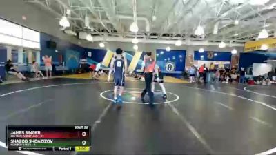 152 lbs Semis & Wb (16 Team) - Shazod Shoazizov, Kowboy Jakes vs James Singer, Big Man Wrestling