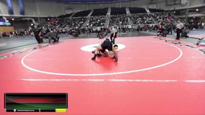 1A West 190 lbs Quarterfinal - Adam Garcia, Toppenish vs Ricardo Romero, Wapato