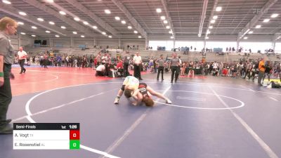 132 lbs Semifinal - Anna Vogt, TX vs Elizabeth Rosenstiel, AL