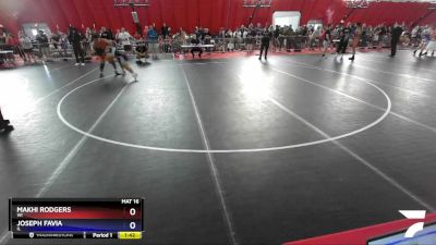 220 lbs Quarterfinal - Makhi Rodgers, WI vs Joseph Favia, IL