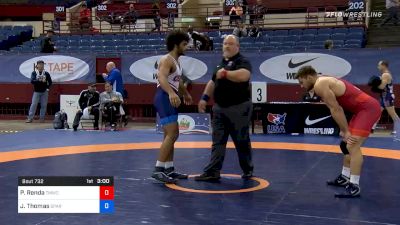 86 kg Consolation - Peter Renda, Titan Mercury Wrestling Club vs Jamarcus Thomas, Spartan Mat Club