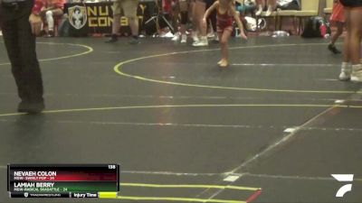 138 lbs Finals (2 Team) - Nevaeh Colon, MGW- Swirly Pop vs Lamiah Berry, MGW-Radical Skadattle