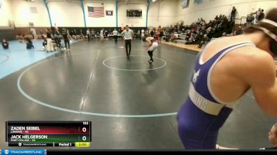 132 lbs Placement - Jack Helgerson, Fort Collins vs Zaden Seibel, Laramie